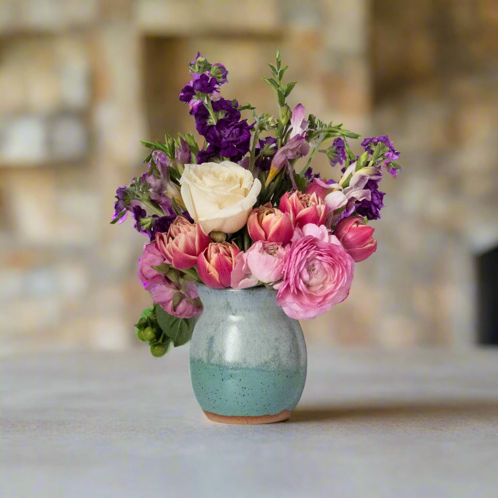 Robin Egg Blue Vase