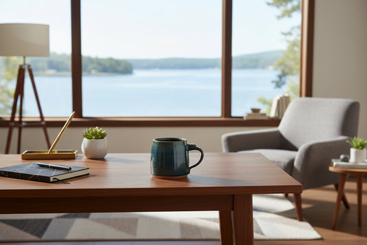 Dark Turquoise Night Sky Mug