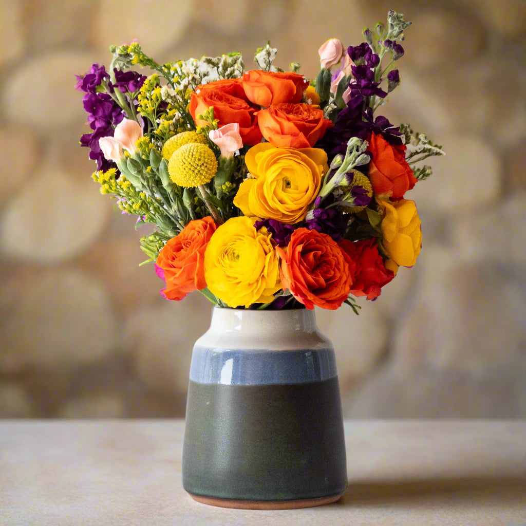 Mountain Clouds Vase #3