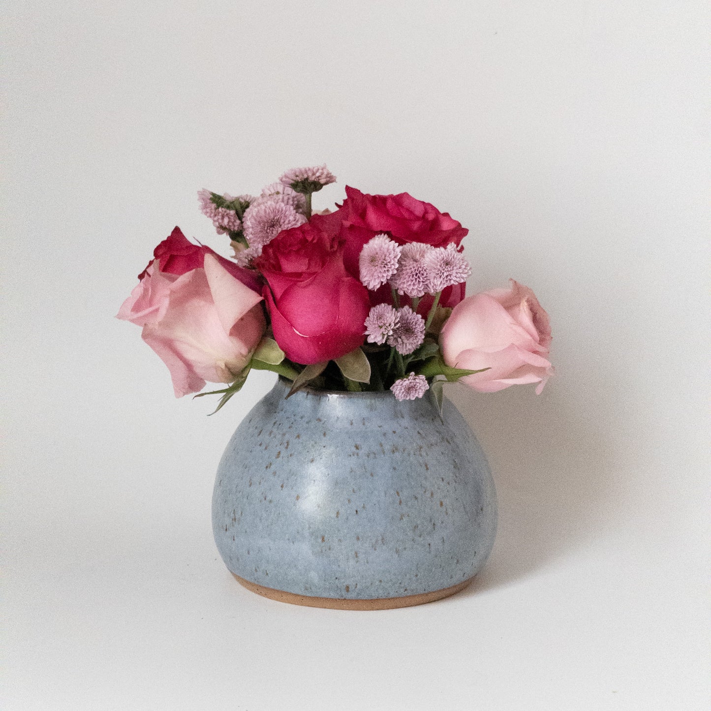 Blue Bulb Vase