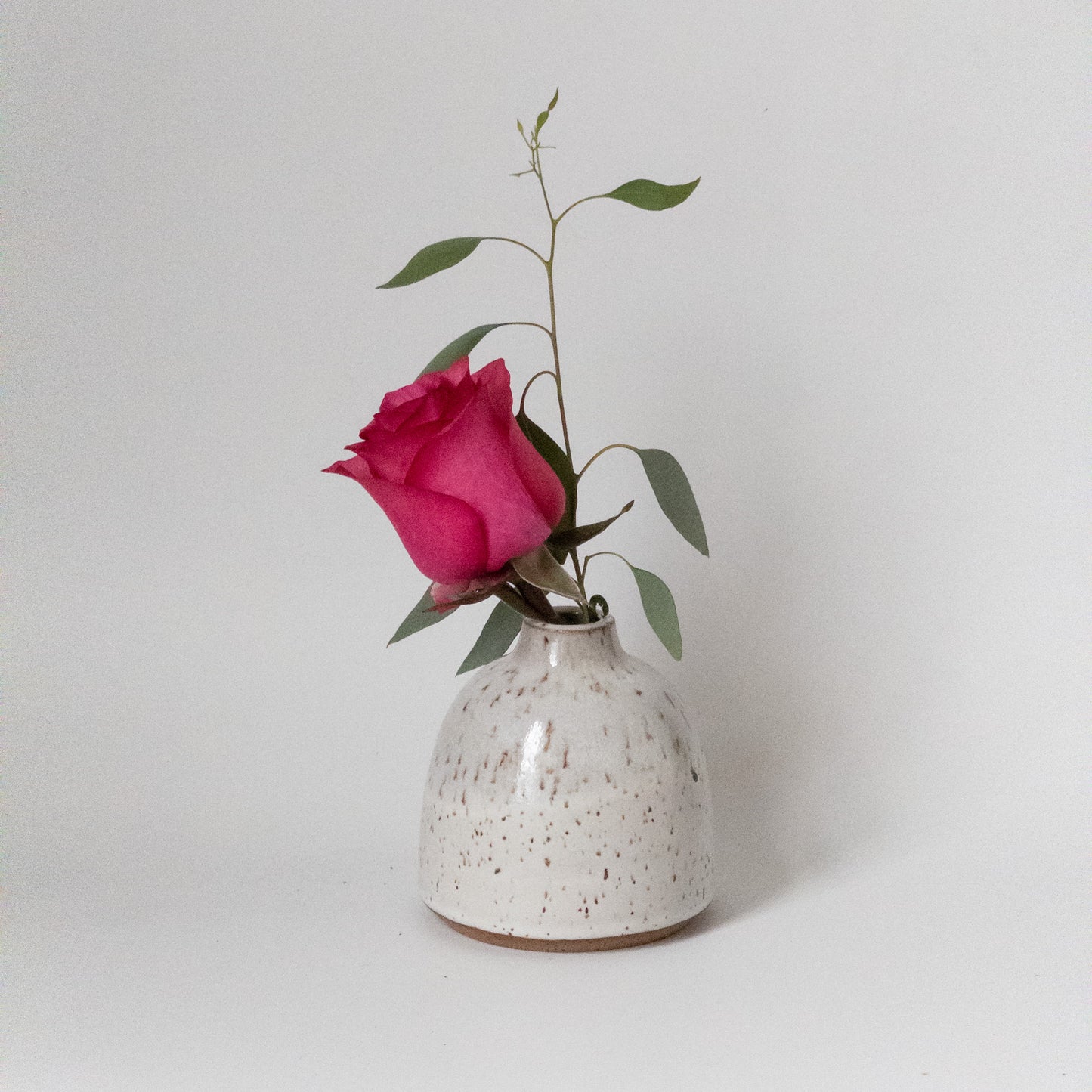 Fresh White Bud Vase