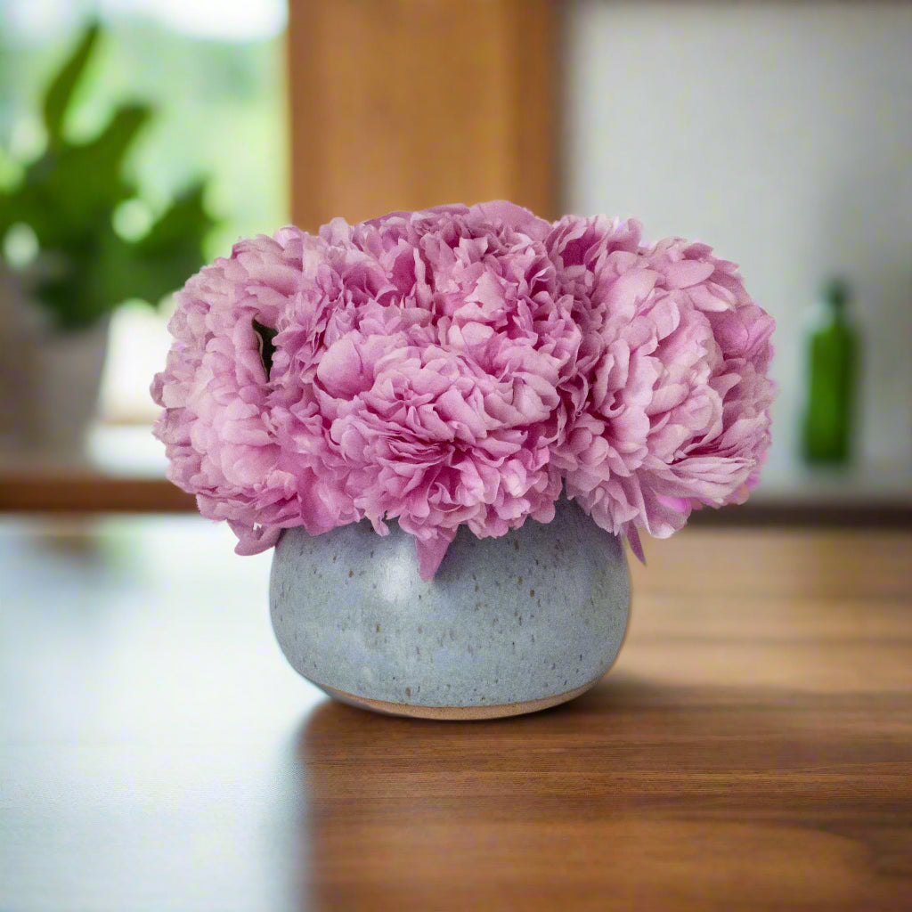 Blue Bulb Vase