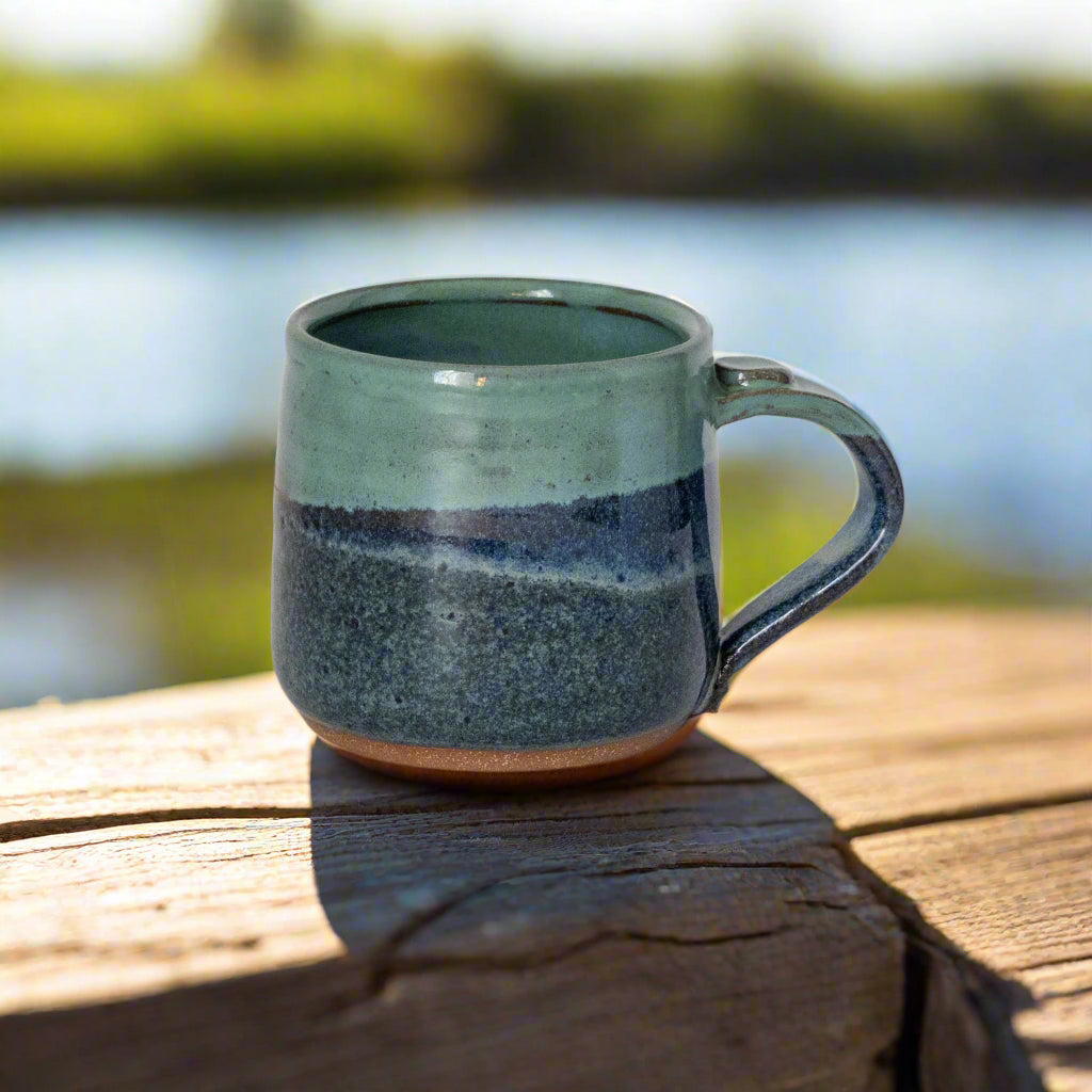 Bright Waters Mug with Hazelnut Clay