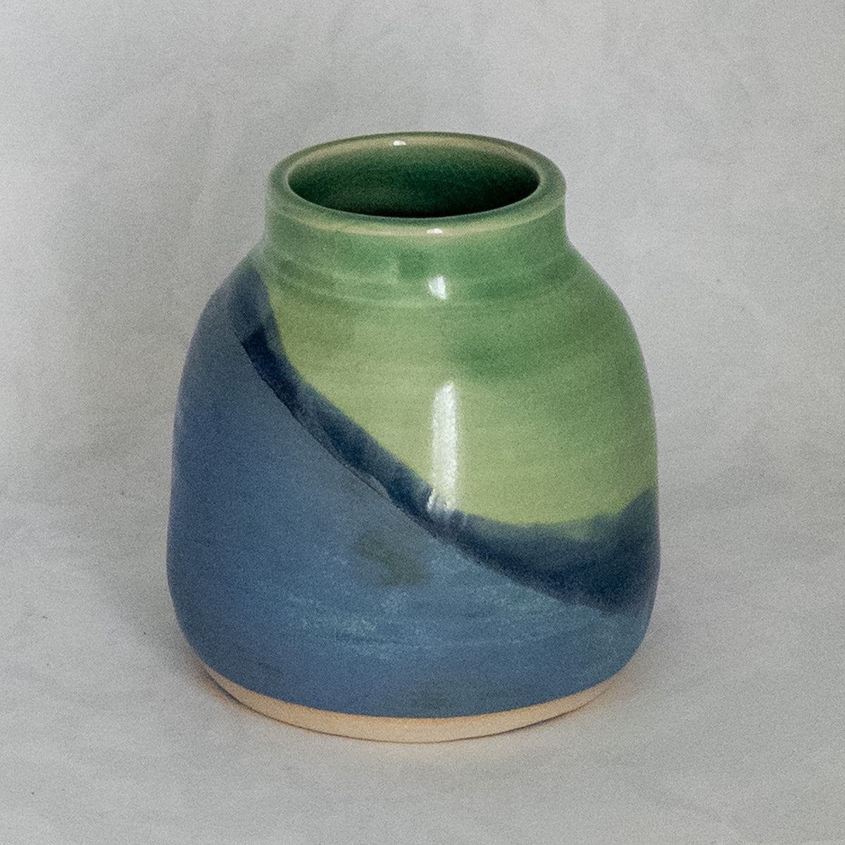 Sprig Vase - Bright Blues and Greens