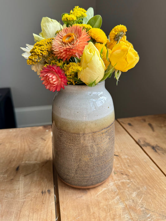 Golden Sunset Vase