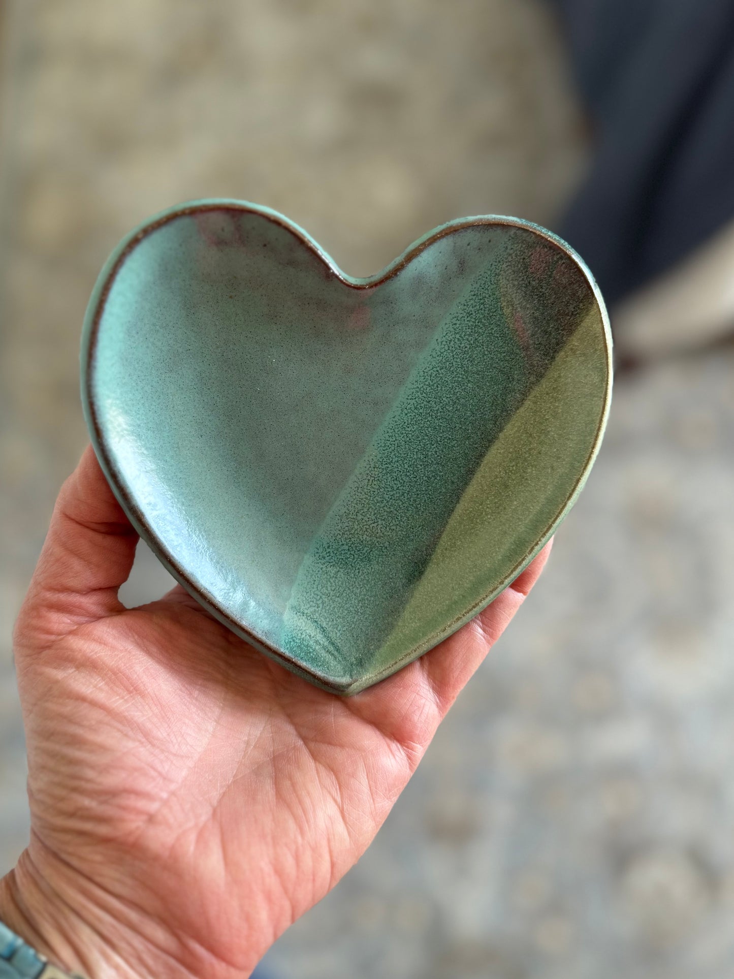 Heart Shaped Jewelry Dish (5 inches)