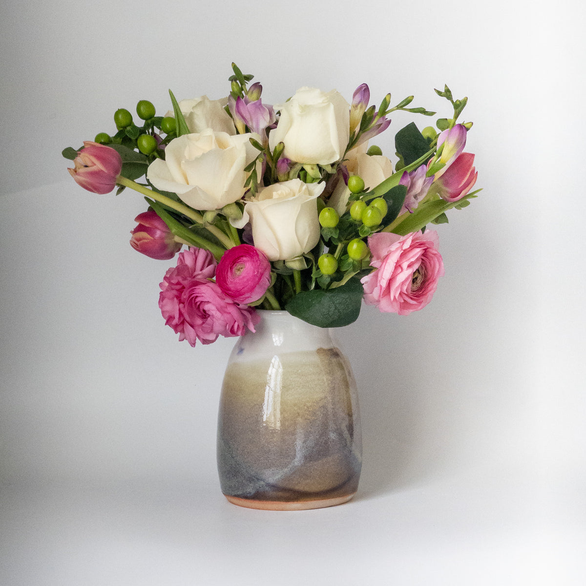 Golden Sunset Vase