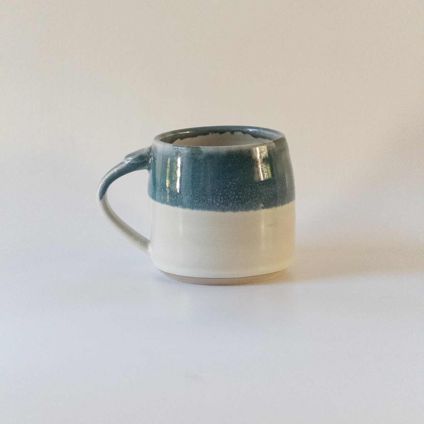 Shiny White Bluebird Mug