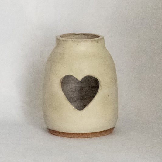Heart Luminary Vase