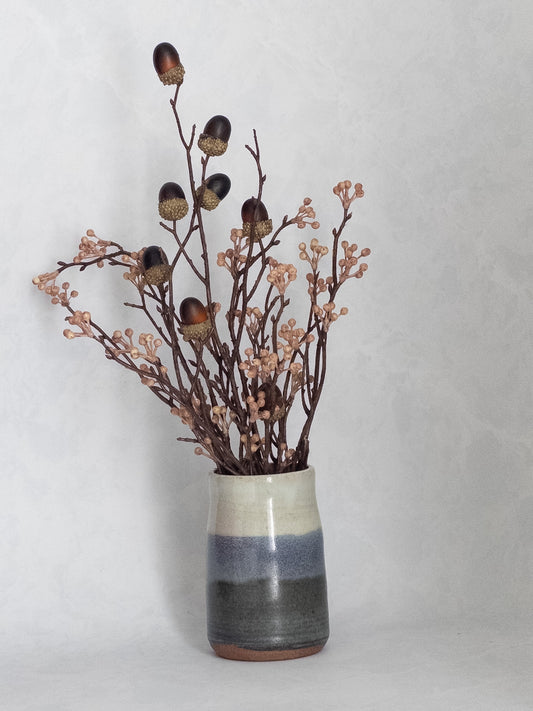 Small Blue Mountain Vase
