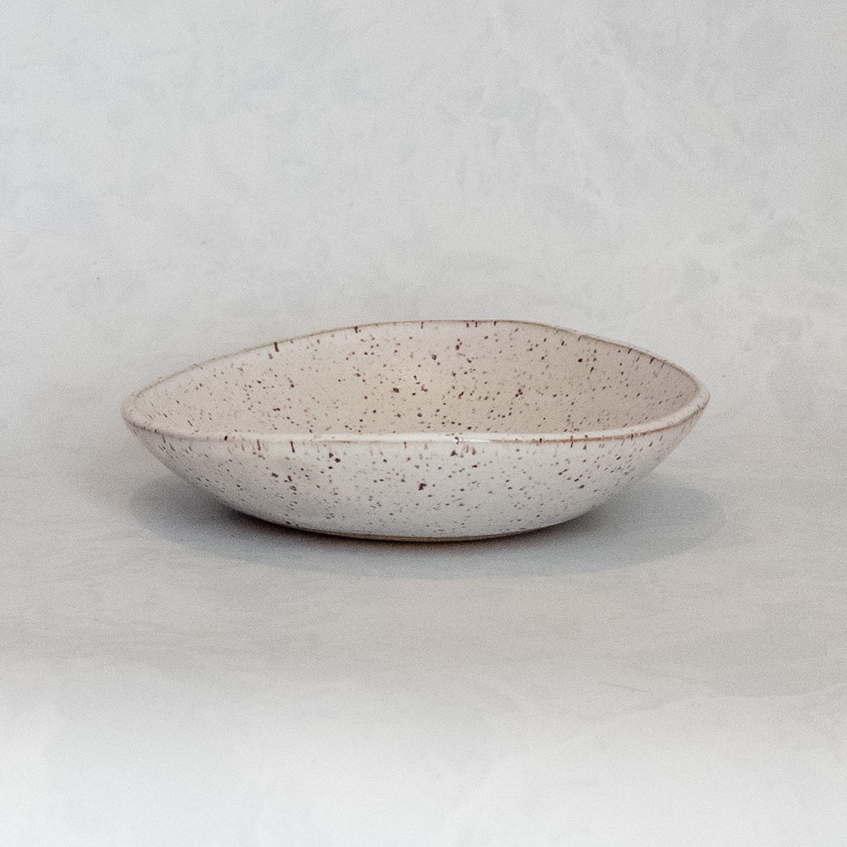 Speckled White Riverstone Bowl