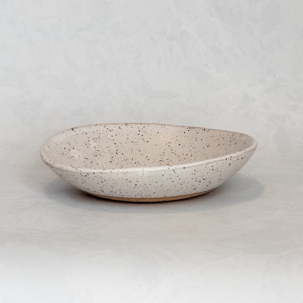 Speckled White Riverstone Bowl