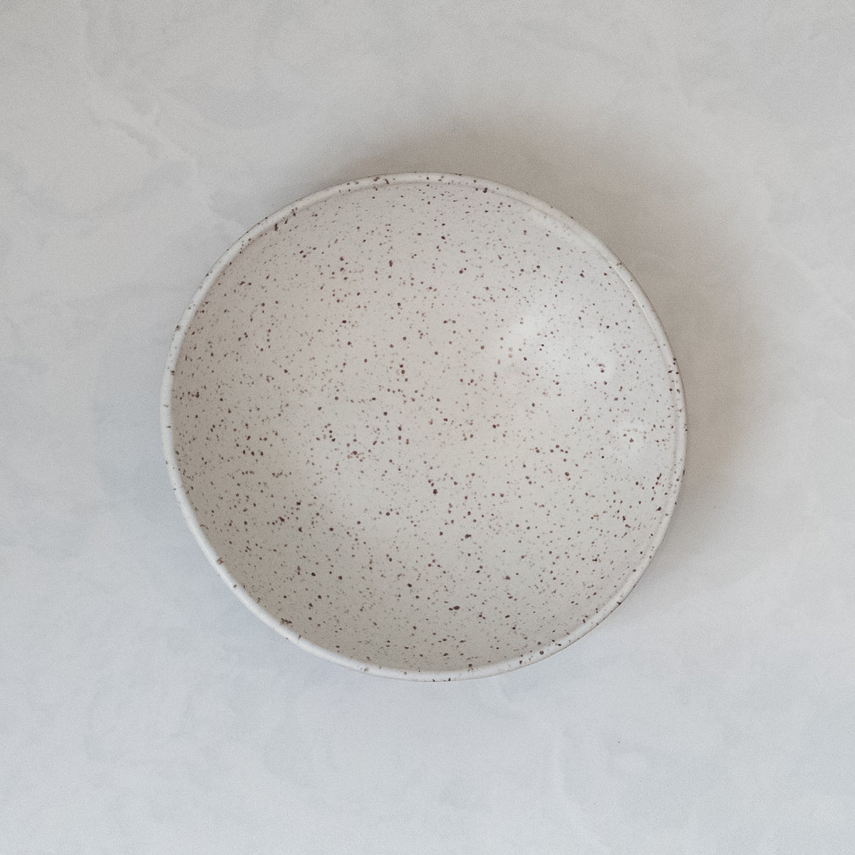 Speckled White Riverstone Bowl