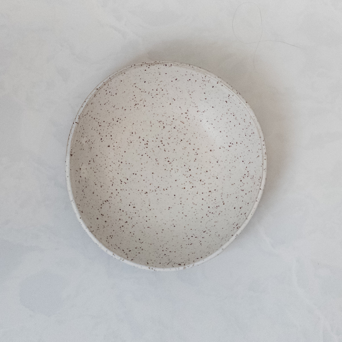 Speckled White Riverstone Bowl