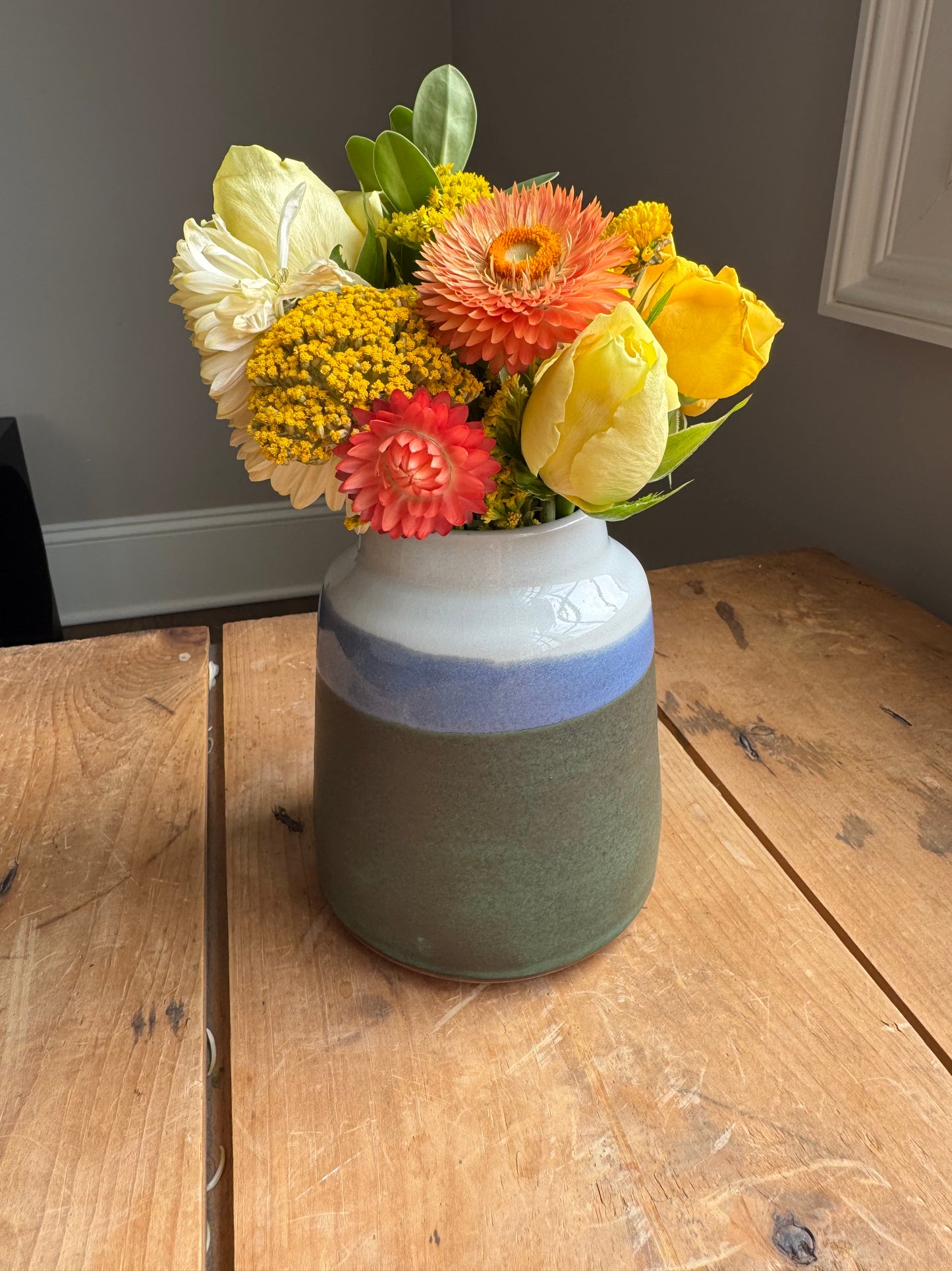 Mountain Clouds Vase #3