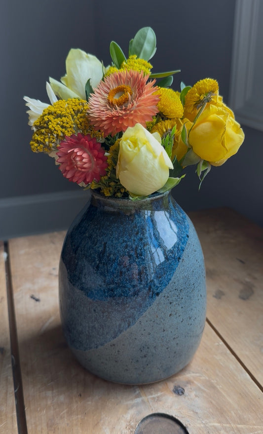 Dark Blue Sky Vase