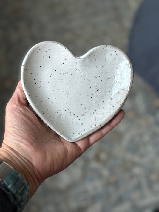 Heart Shaped Jewelry Dish (5 inches)